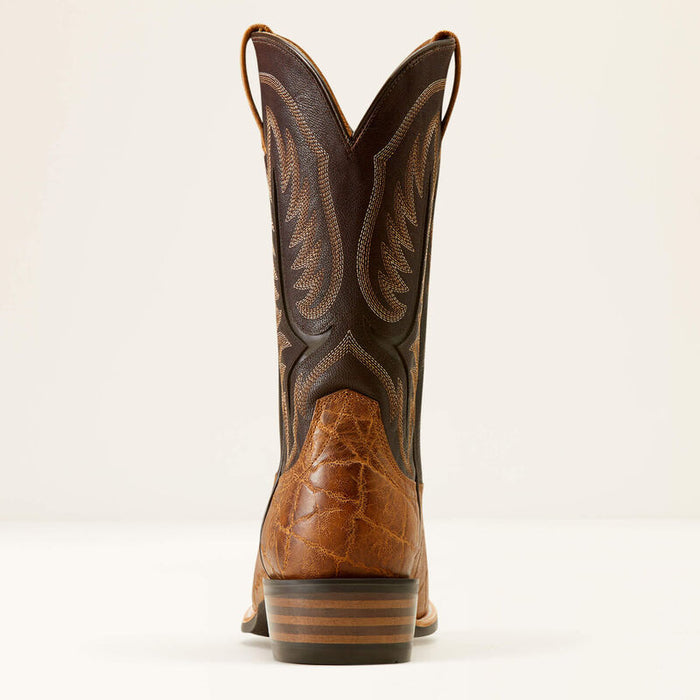Ariat Men's Stadtler Western Boot in Smoked Tan/Aging Barrel
