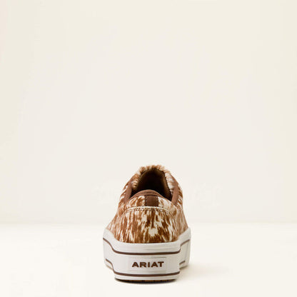 Ariat Women's Skylar Platform Shoe in Speckled Cow Print