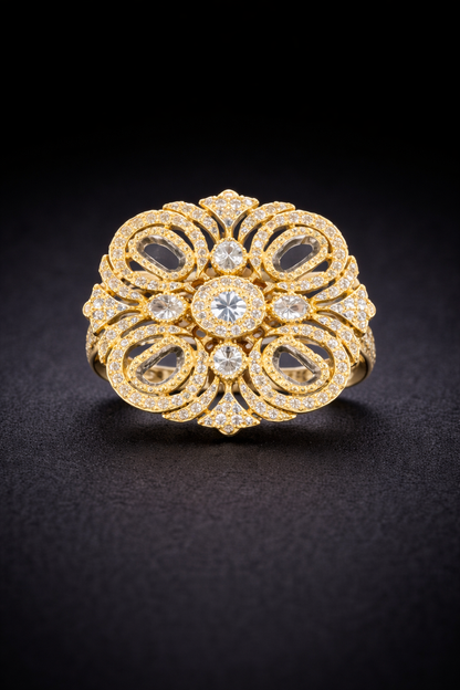 Aurielle Royale Diamond Bloom Ring