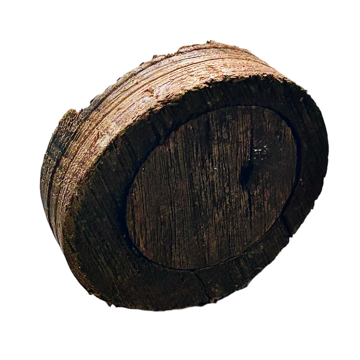 Authentic Teak Deck Plug from Battleship New Jersey (BB-62)