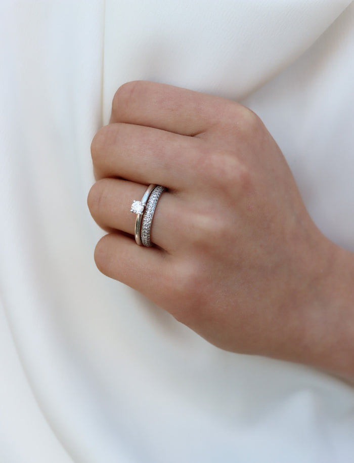 Axeline Diamantring 0.10 ct - 1 ct | Vigsel / Förlovningsring