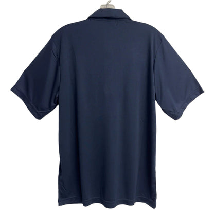 Battleship Dry Dock Logo Men's Zone Performance Short Sleeve Polo