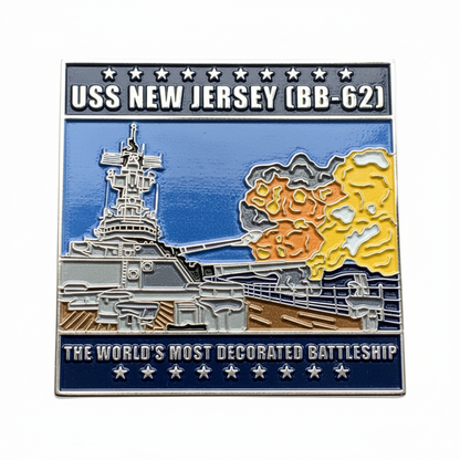 Battleship New Jersey Challenge Coin