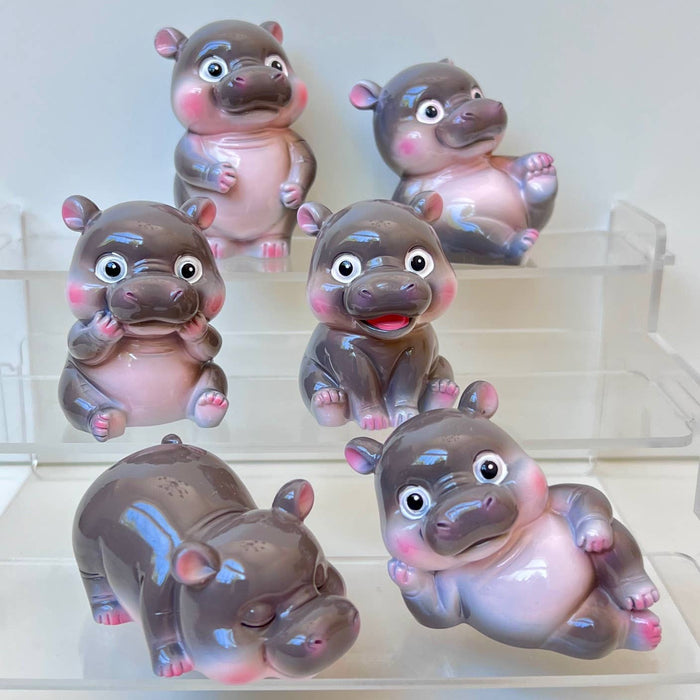 BCmini - Moo Deng Hippo 1 Pc Blind Box