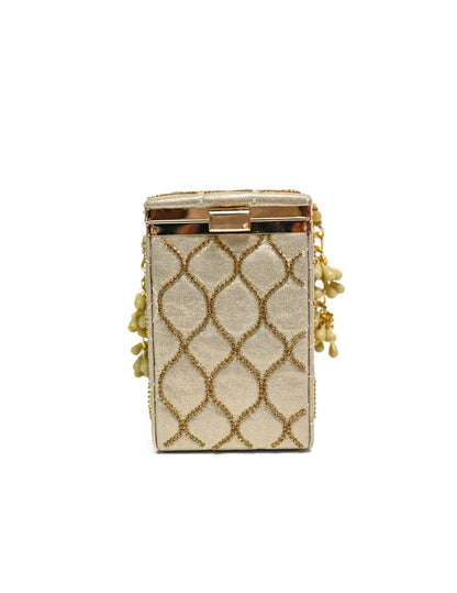 Beaded Box Clutch