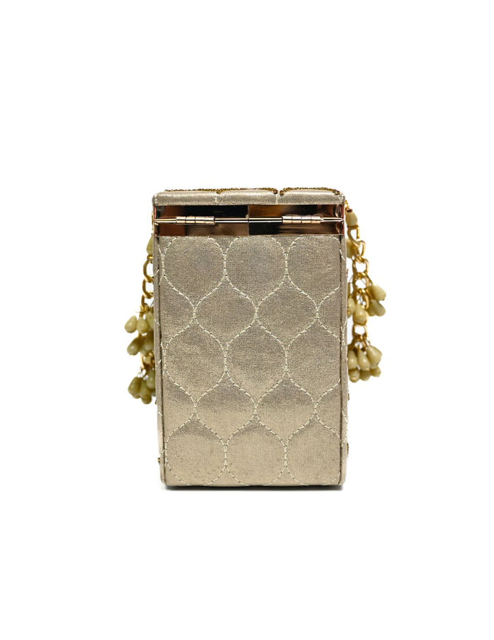Beaded Box Clutch