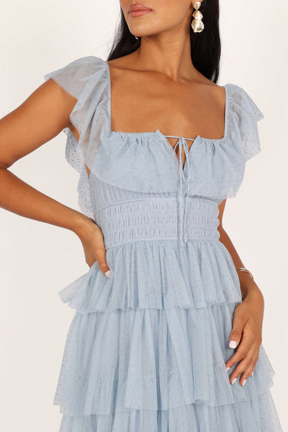 Petal and Pup USA DRESSES Belle Maxi Dress - Blue