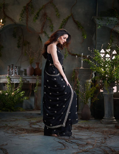 Chinon pre-draped saree kurti Singapore
