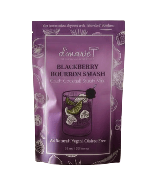 d'marie inc. Blackberry Bourbon Smash - Ready-To-Freeze Cocktail