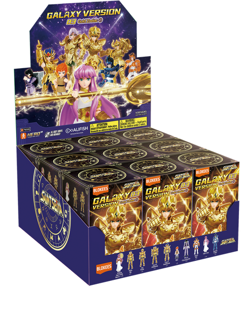 Blokees: Saint Seiya - Galaxy Version Gold Zodiac 1Pc Blind Box Brick Toy