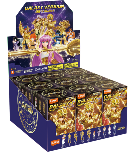 Blokees: Saint Seiya - Galaxy Version Gold Zodiac 1Pc Blind Box Brick Toy