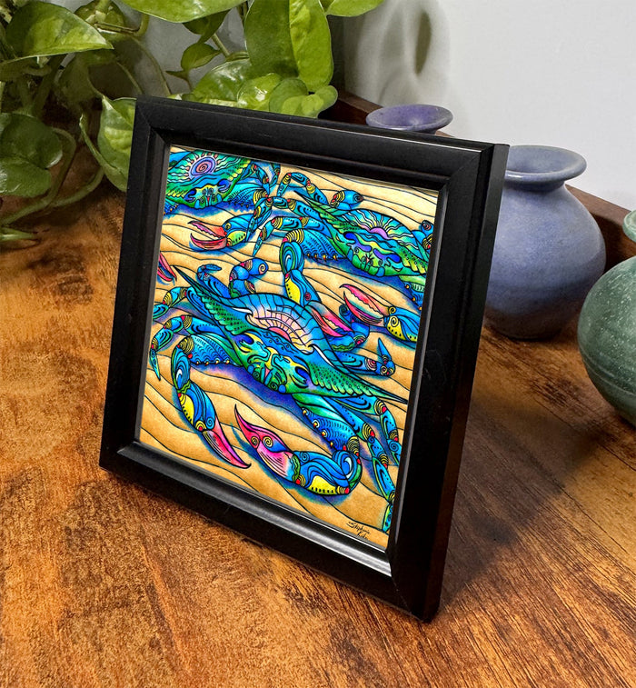 Blue Crabs Framed Art
