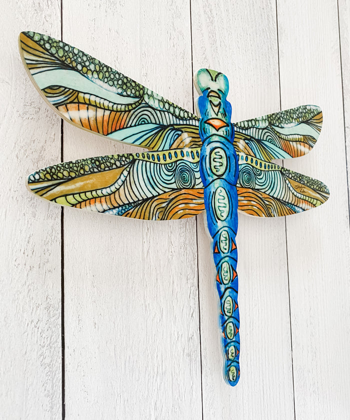 Blue Dragonfly - Dragonfly Shape