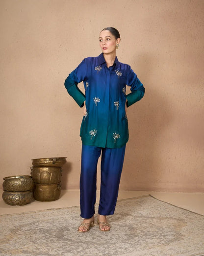 Blue Ombre Synergy Pants
