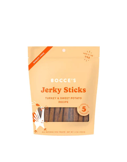 Bocce's Bakery Grazers Jerky Sticks Dog Treats 4oz