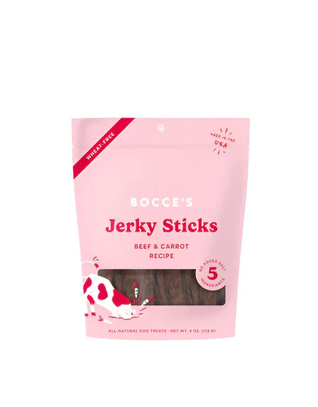 Bocce's Bakery Grazers Jerky Sticks Dog Treats 4oz