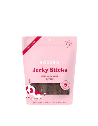 Bocce's Bakery Grazers Jerky Sticks Dog Treats 4oz