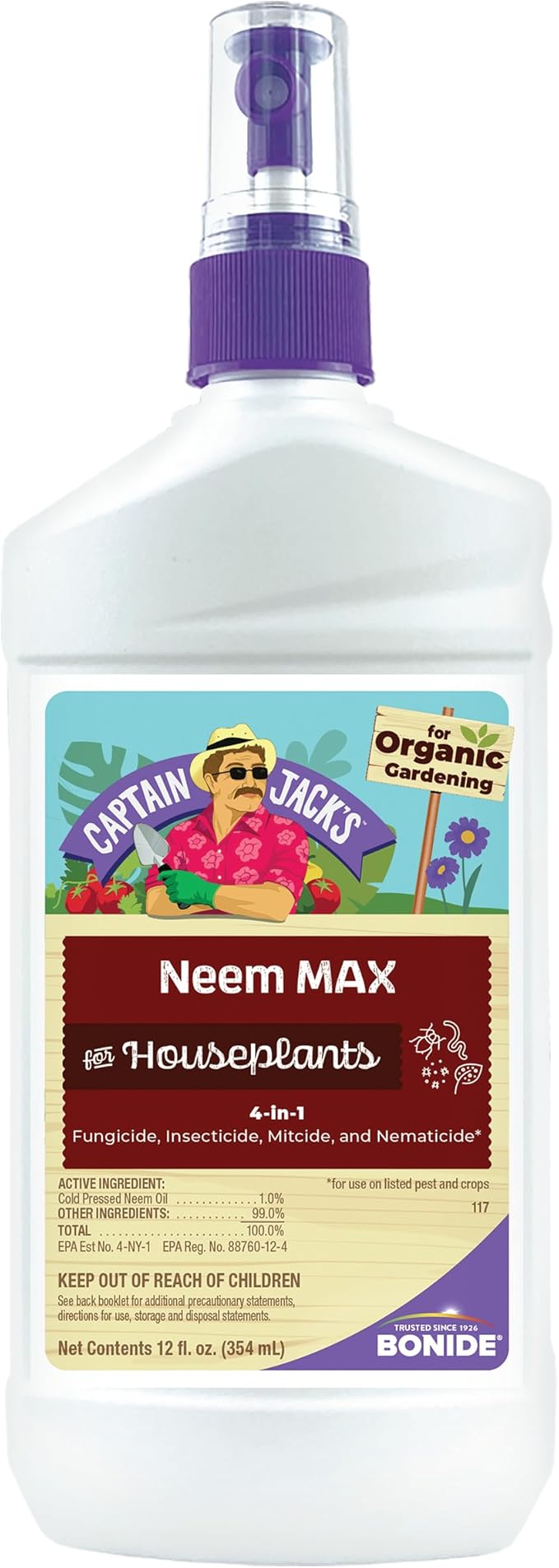 Bonide Captain Jack's Neem Max for Houseplants