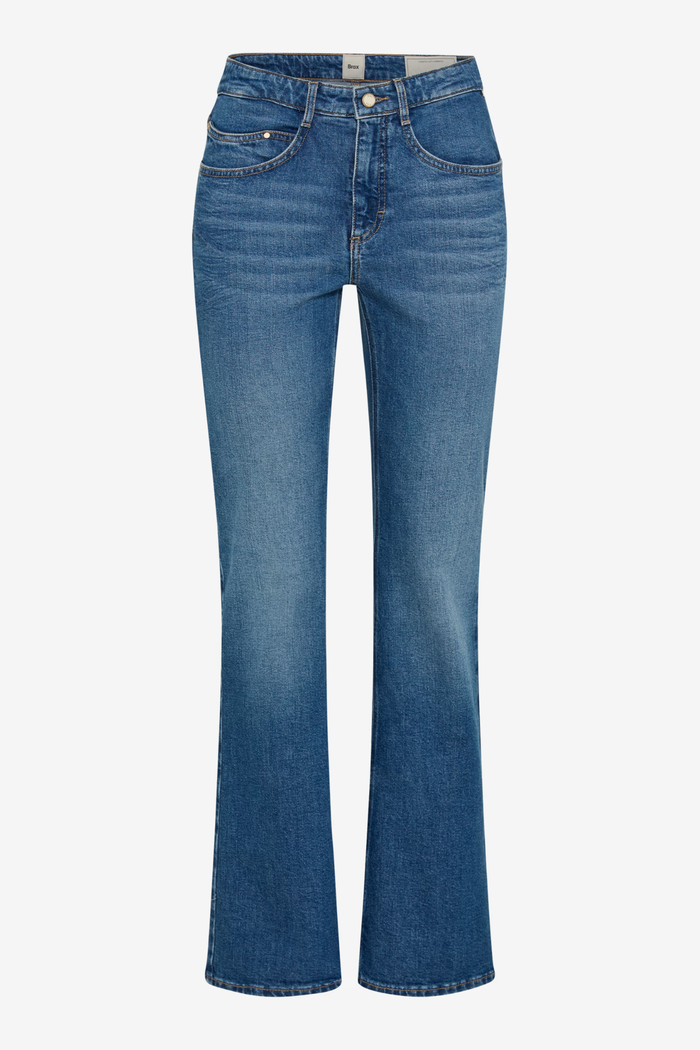 Brax Mary 09-6013-25 Bootcut Jeans Denim Blue Regular front view Shop Brax at Dotique