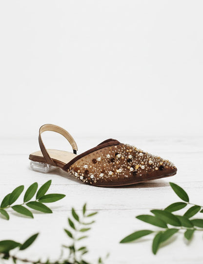 Brown Flat Sandals for Women
