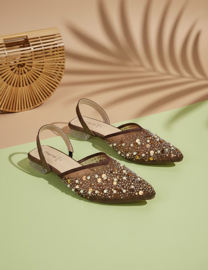 Brown Flat Sandals for Women