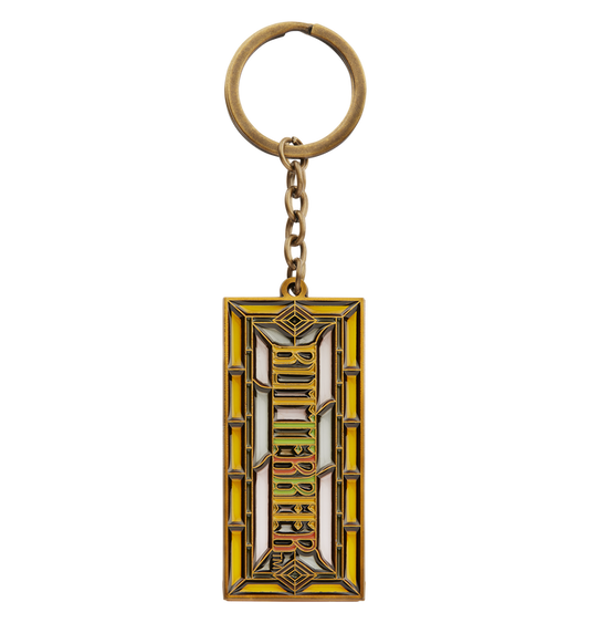 Butterbeer Stained Glass Keyring