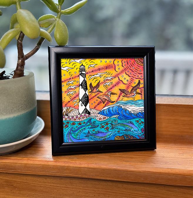 Cape Lookout Framed Art