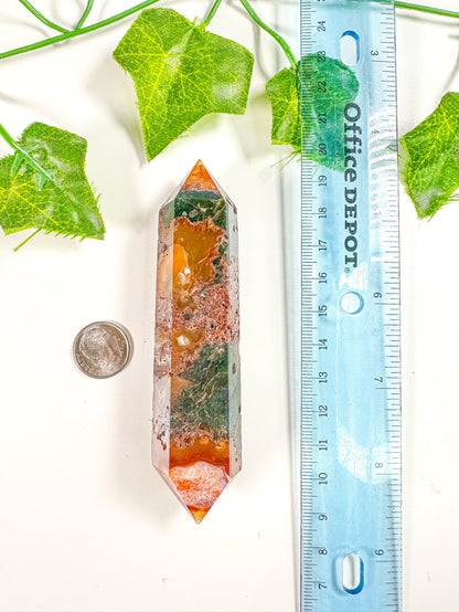 Carnelian & Moss Agate DT (34K)