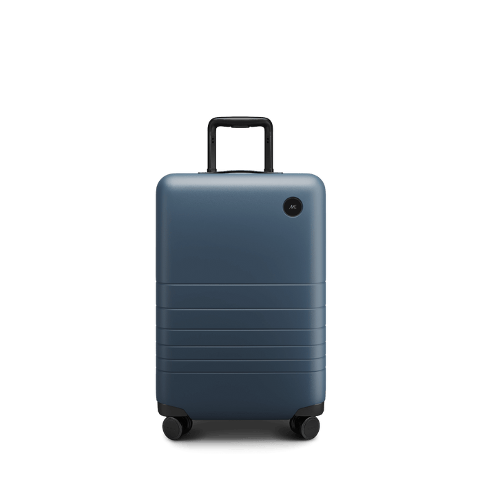 Ocean Blue Scaled | Front view of Carry-On Plus in Ocean Blue