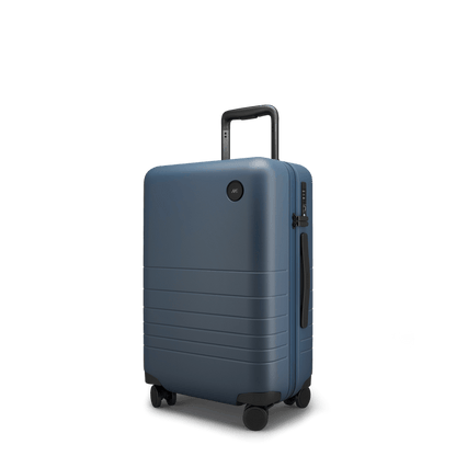 Ocean Blue Hover | Angle view of Carry-On Plus in Ocean Blue