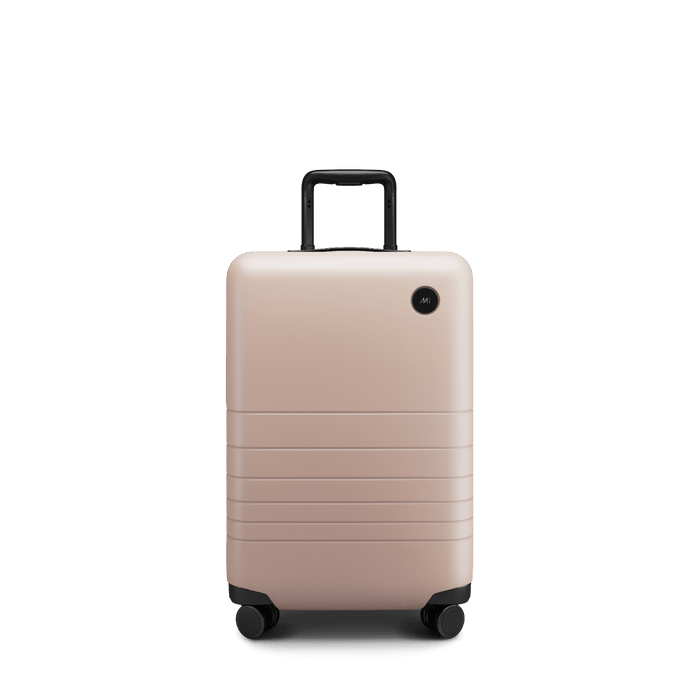 Rose Quartz Scaled | Front view of Carry-On Plus in Rose Quartz