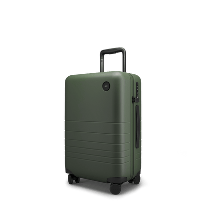 Olive Green Hover | Angle view of Carry-On Plus in Olive Green