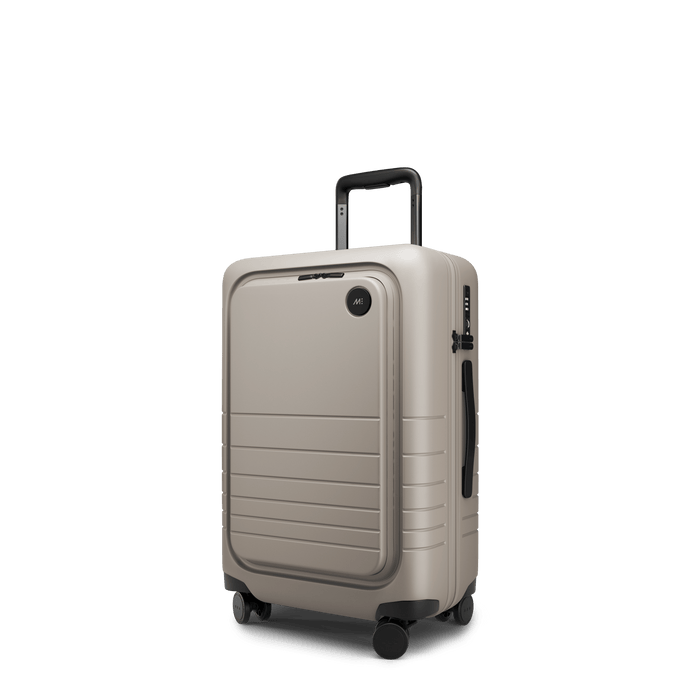 Desert Taupe Hover | Angle view of Carry-On Pro Plus in Desert Taupe