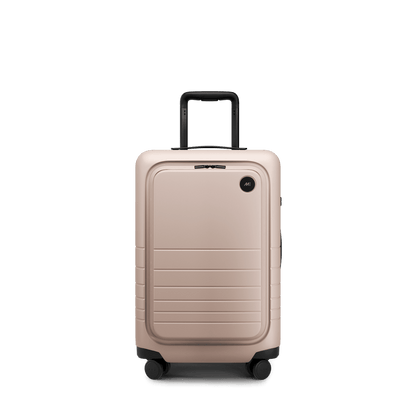 Rose Quartz Scaled | Front view of Carry-On Pro Plus in Rose Quartz