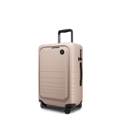 Rose Quartz Hover | Angle view of Carry-On Pro Plus in Rose Quartz