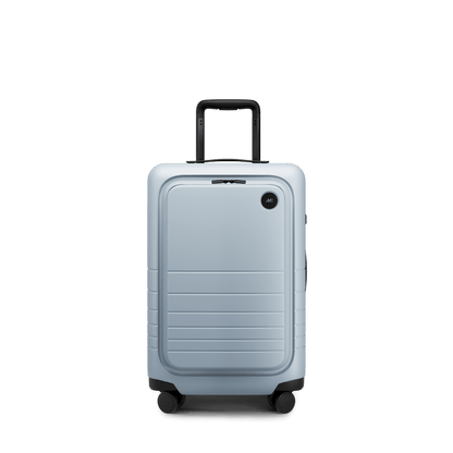 Blue Haze Scaled | Front view of Carry-On Pro Plus in Blue Haze