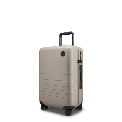 Desert Taupe Hover | Angle view of Carry-On in Desert Taupe