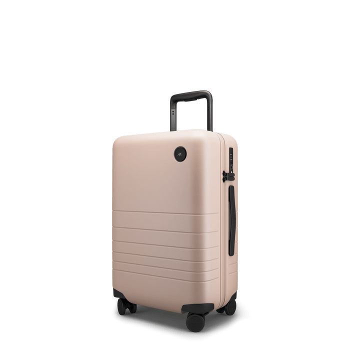 Rose Quartz Hover | Angle view of Carry-On in Rose Quartz
