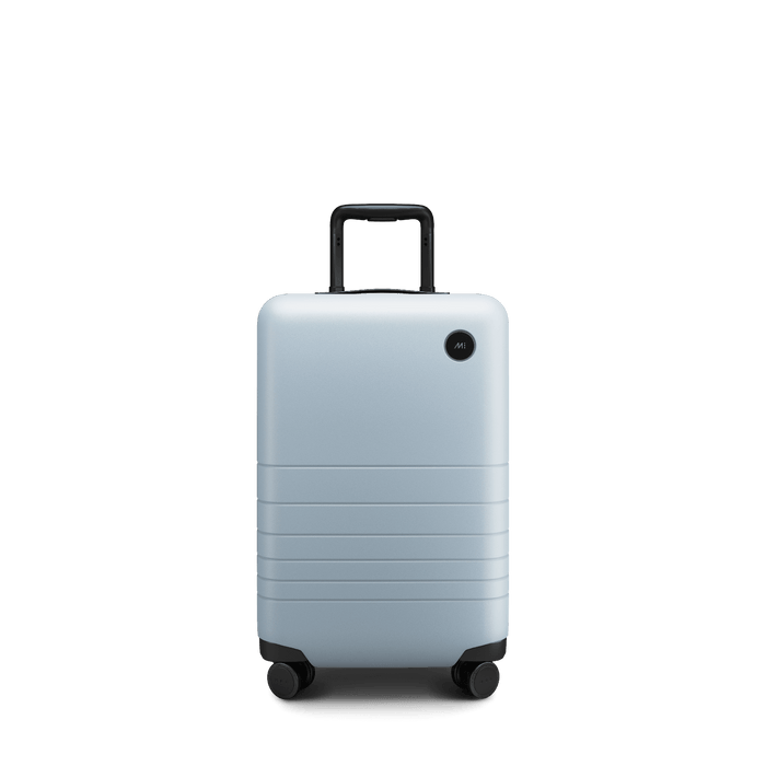 Blue Haze Scaled | Front view of Carry-On in Blue Haze