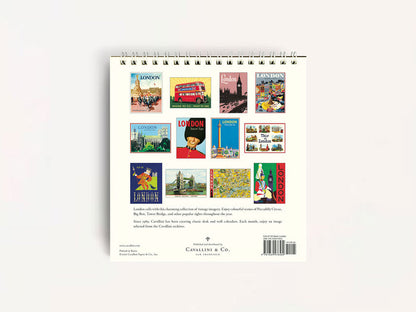 Cavallini 2027 DESK Calendar - London