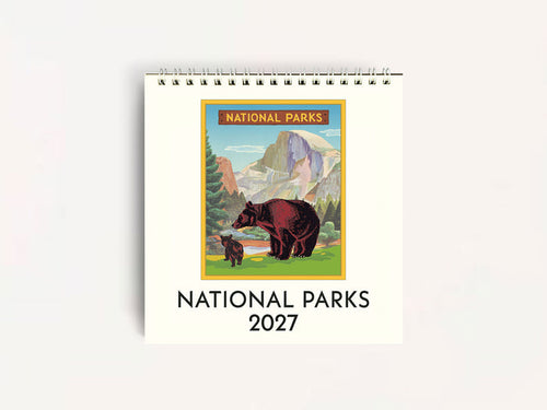 Cavallini 2027 DESK Calendar - National Parks