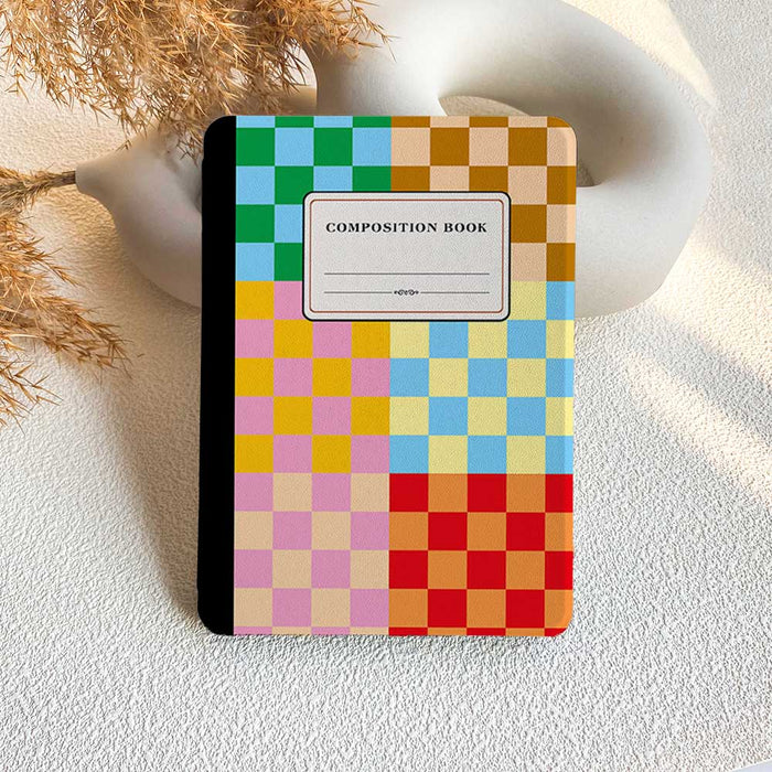Check Composition Book | Kindle Case