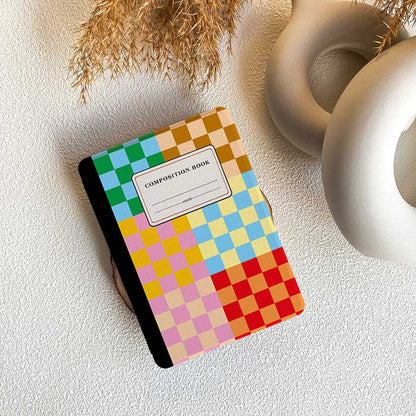 Check Composition Book | Kindle Case