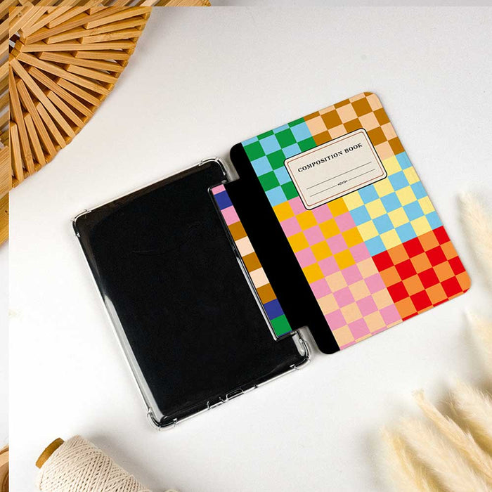 Check Composition Book | Kindle Case
