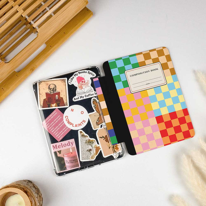 Check Composition Book | Kindle Case