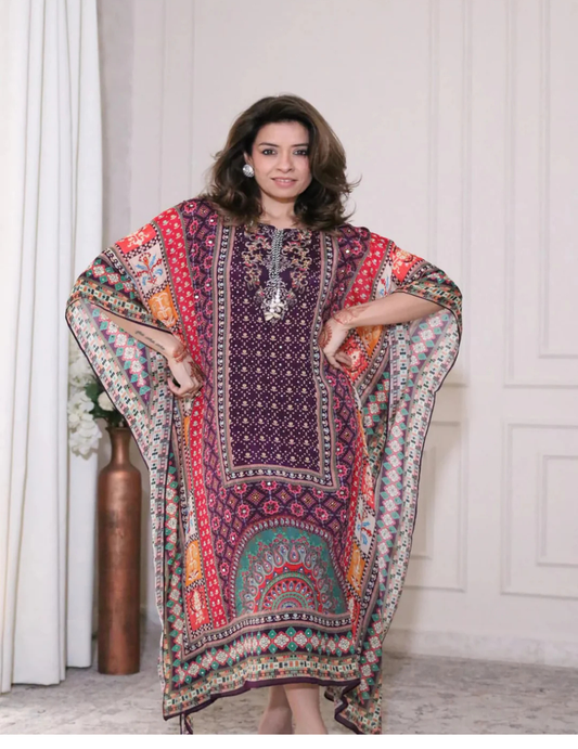 Classy Multi-color Kaftan