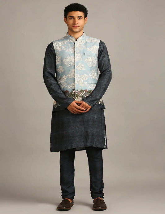 Cloud Bundi With Kurta Set