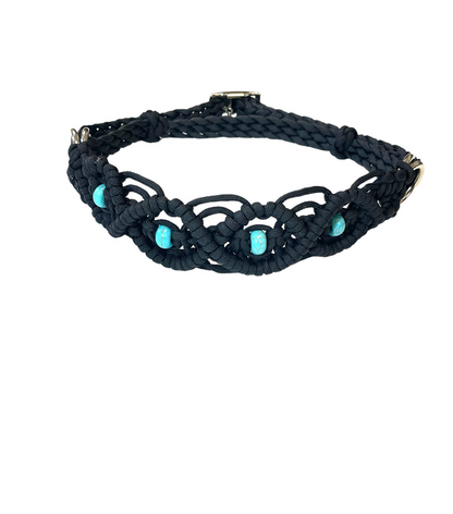 complete Bitless bridle side pull hackamore in my beaded  style