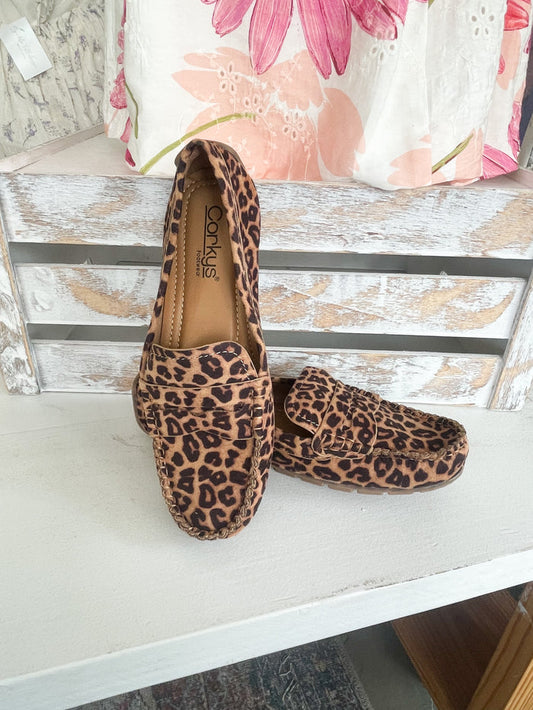Corkys Penny For Your Thoughts Loafer-Leopard