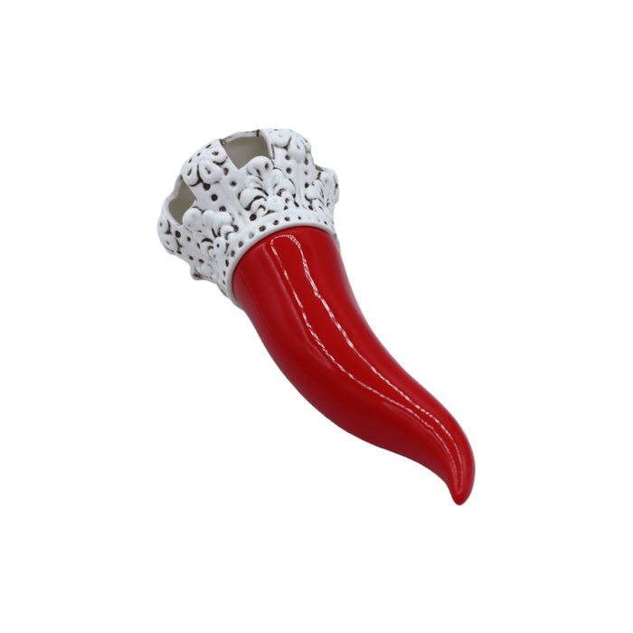 Cornicello With White Crown 28cm